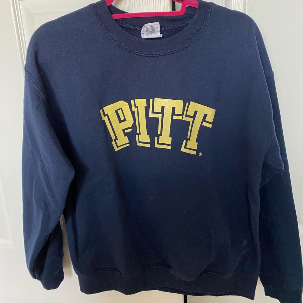 Pitt sweatshirt / crew neck / college